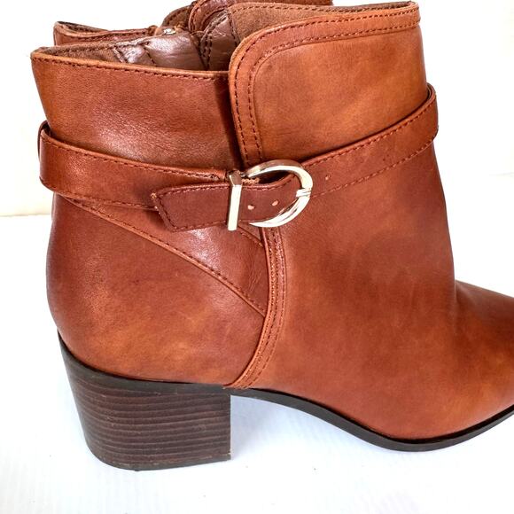 ESSEX LANE Boots Size 9.5 Leather Buckle Equestrian Preppy Minimalist Fall - Picture 4 of 12